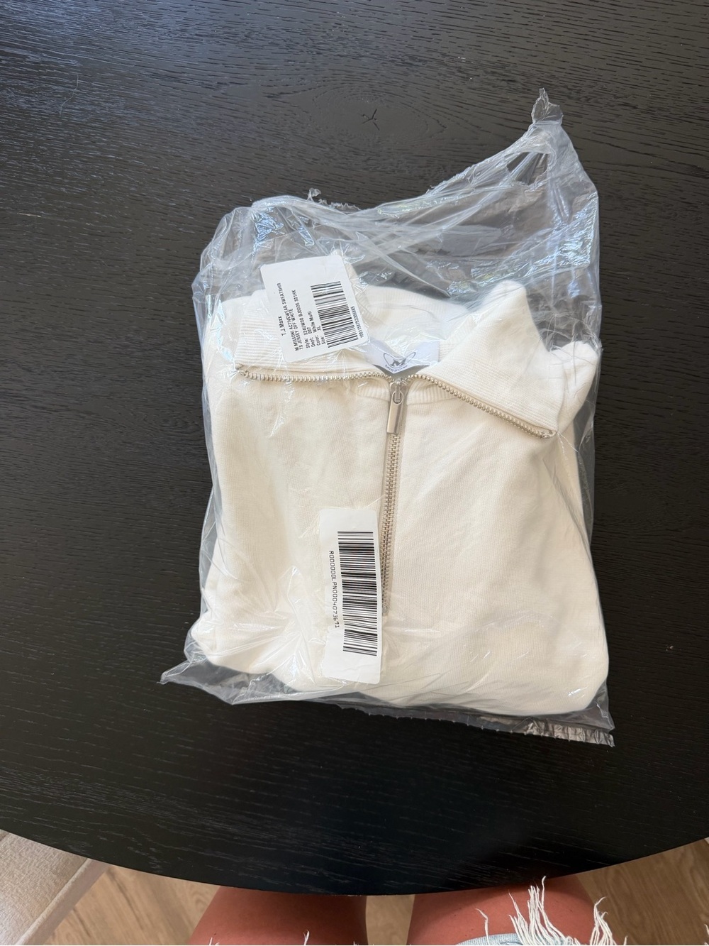 Missoni Off-White Half-Zip Pullover with Silver Zip - Picture 12 of 13